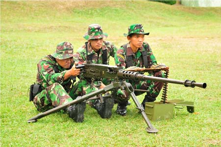 Prajurit Korem 121/Abw, Latihan Pengetahuan Senjata