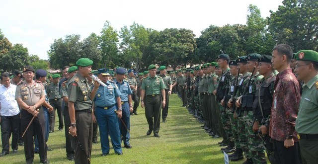 PEL GELAR PASUKAN PENGAMANAN VVIP KUNJUNGAN PRESIDEN RI