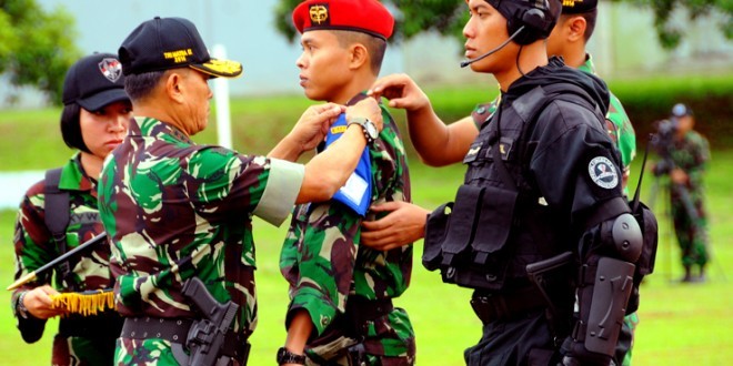 627 Personel TNI Ikuti Latihan Gultor Tri Matra IX