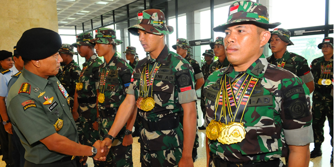 TNI Juara Umum Lomba Tembak BISAM di Brunei Darussalam TNI Juara Umum Lomba Tembak BISAM di Brunei Darussalam